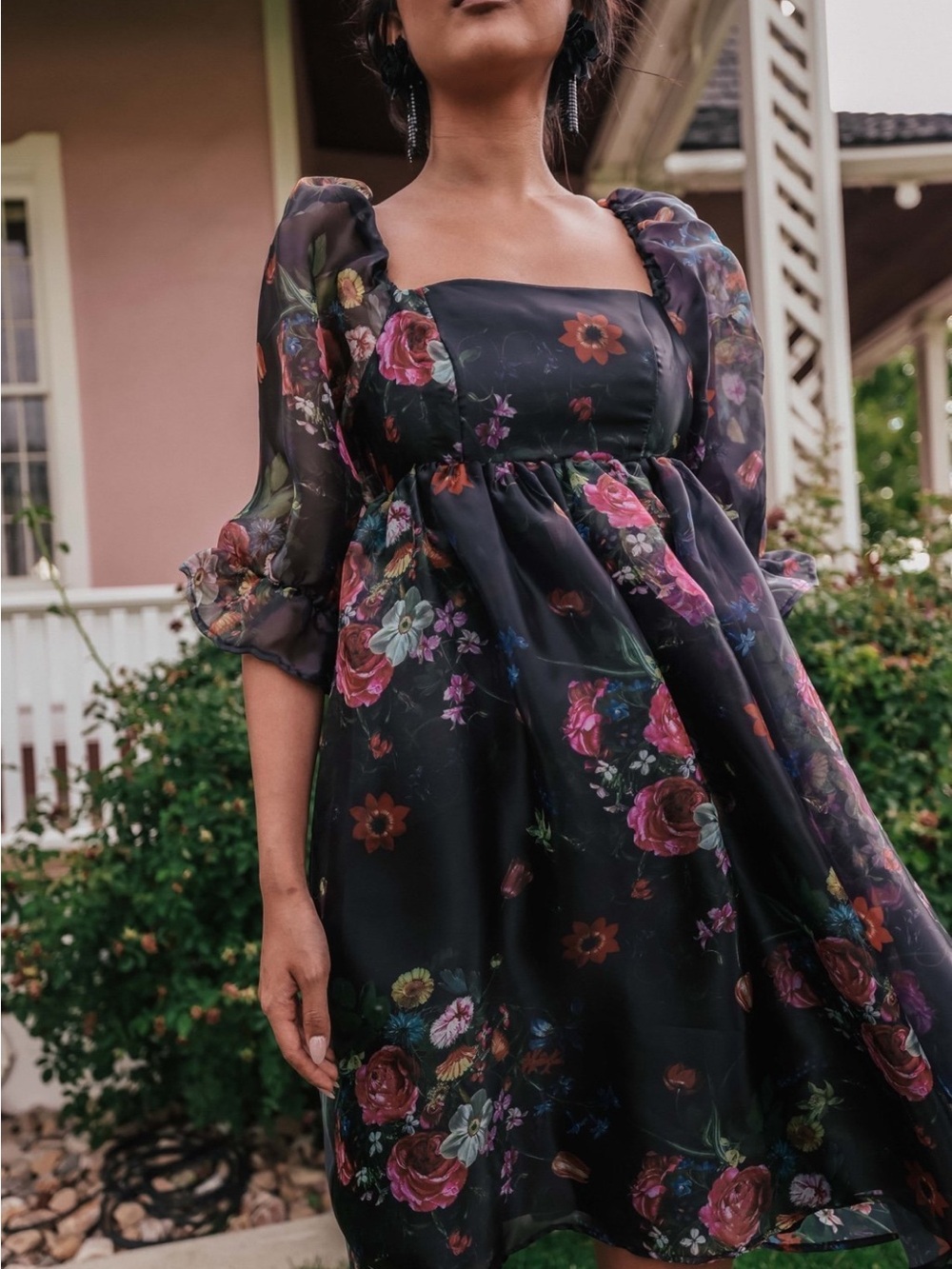 JessaKae Polly Dress (2X) Black Dress - Picture 7 of 7